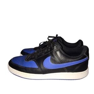Nike Court Vision‎ Low ‘Black Game Royal’ DM8681-001 Men’s Sneakers Size 11.5
